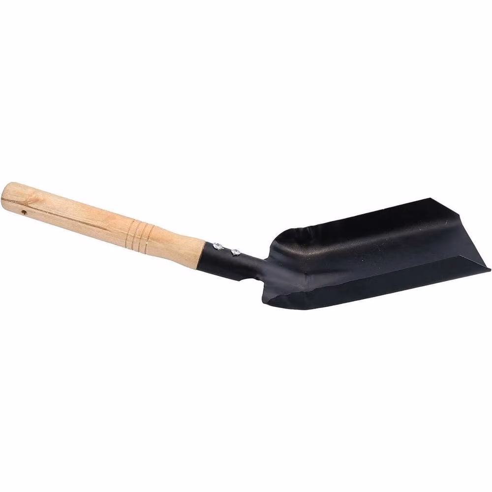 Havendro Set of 2 Black Coated Steel Fireside Coal Shovels and Dustpans – 3