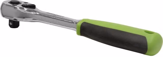 Loops 72-Tooth Flip Reverse Ratchet Wrench with 3/8 Inch Sq Drive and Pear-Head Design in Multicolour Chrome Vanadium