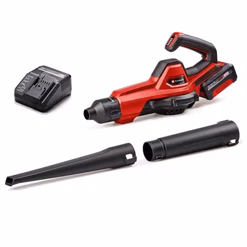 Einhell Power X-Change 18V Cordless Air Blower with Battery and Charger, Red and Black – 1