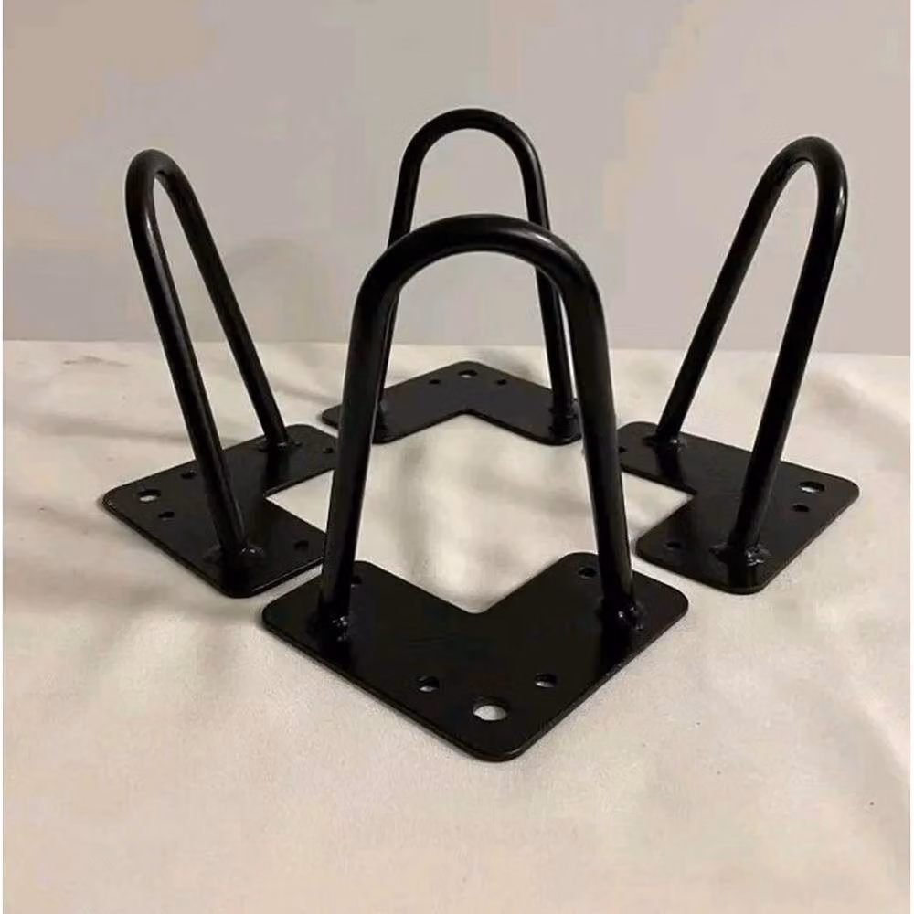 Havendro Set of 4 Heavy Duty Metal Hairpin Furniture Legs in Black – 4