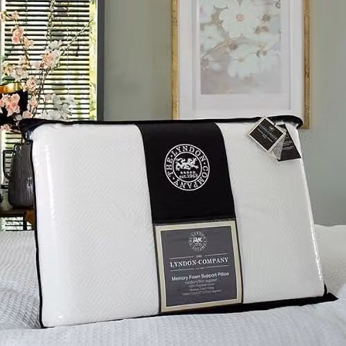 The Lyndon Company P15 Memory Foam Support Pillow in White