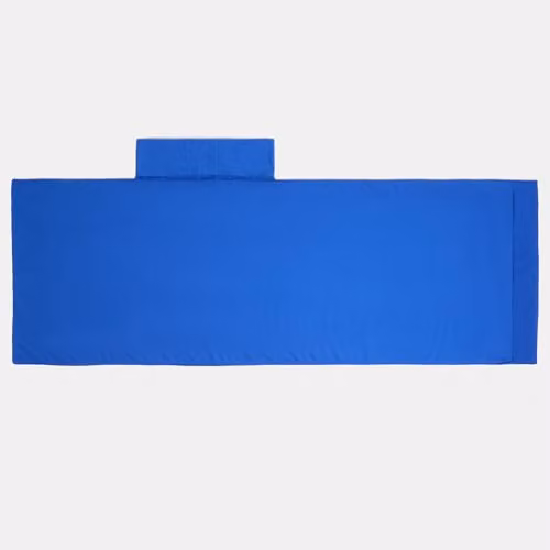 OHS Microfibre Quick-Dry Absorbent Beach Towel with Pocket in Cobalt Blue, W: 75 cm, L: 215 cm – 5