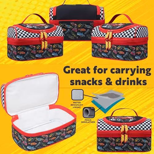 Get Trend Hot Wheels Insulated Multi-Compartment Lunch Bag in Multicolour – 3