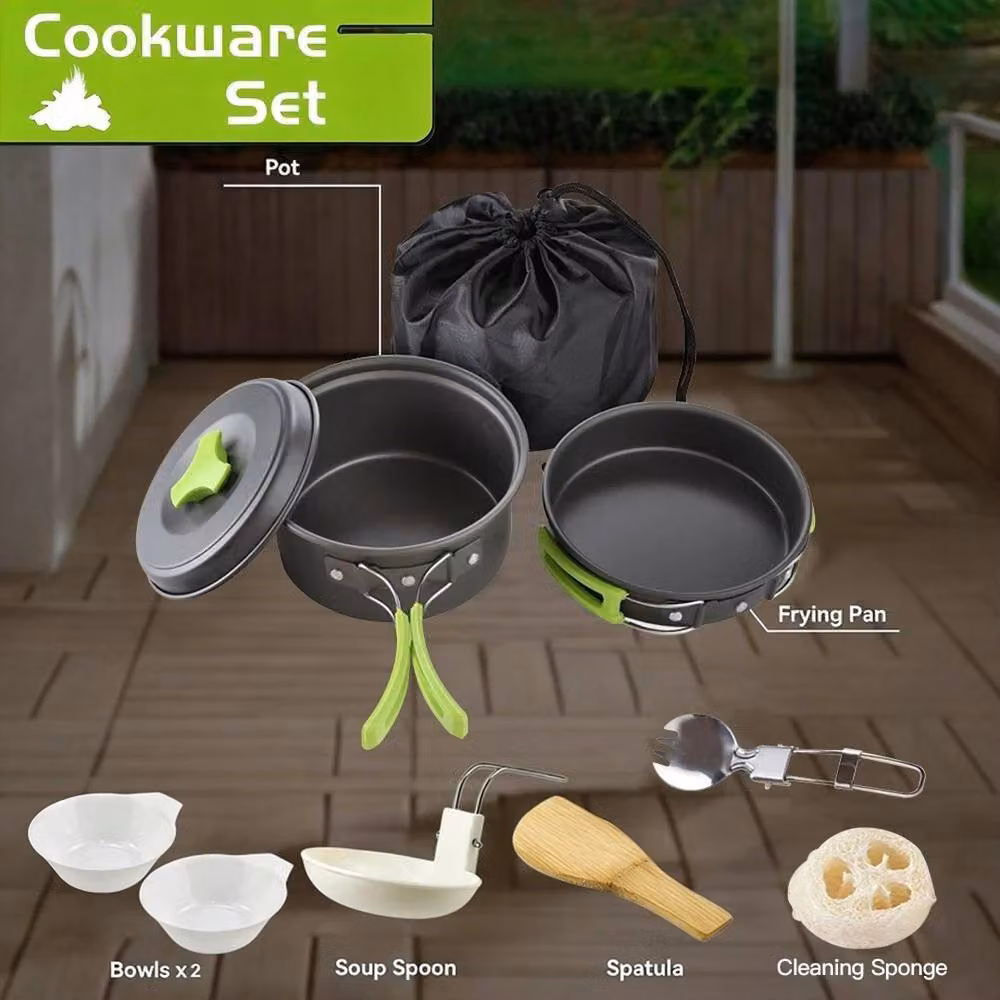 SPETLEK Black Anodised Aluminium Portable Camping Saucepan – 3