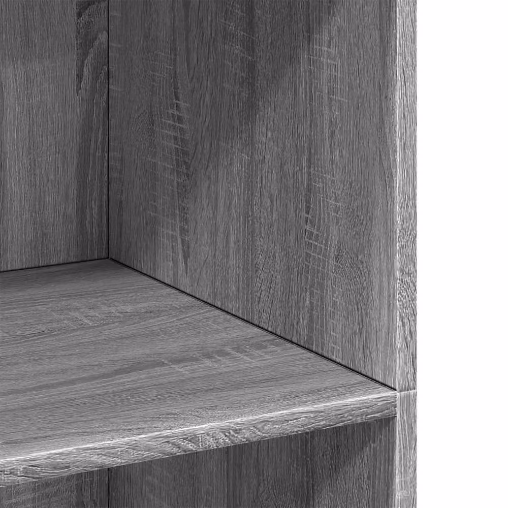Berkfield Home Sonoma Highboard in Grey, W/D/H: 70 x 41 x 124 cm – 4