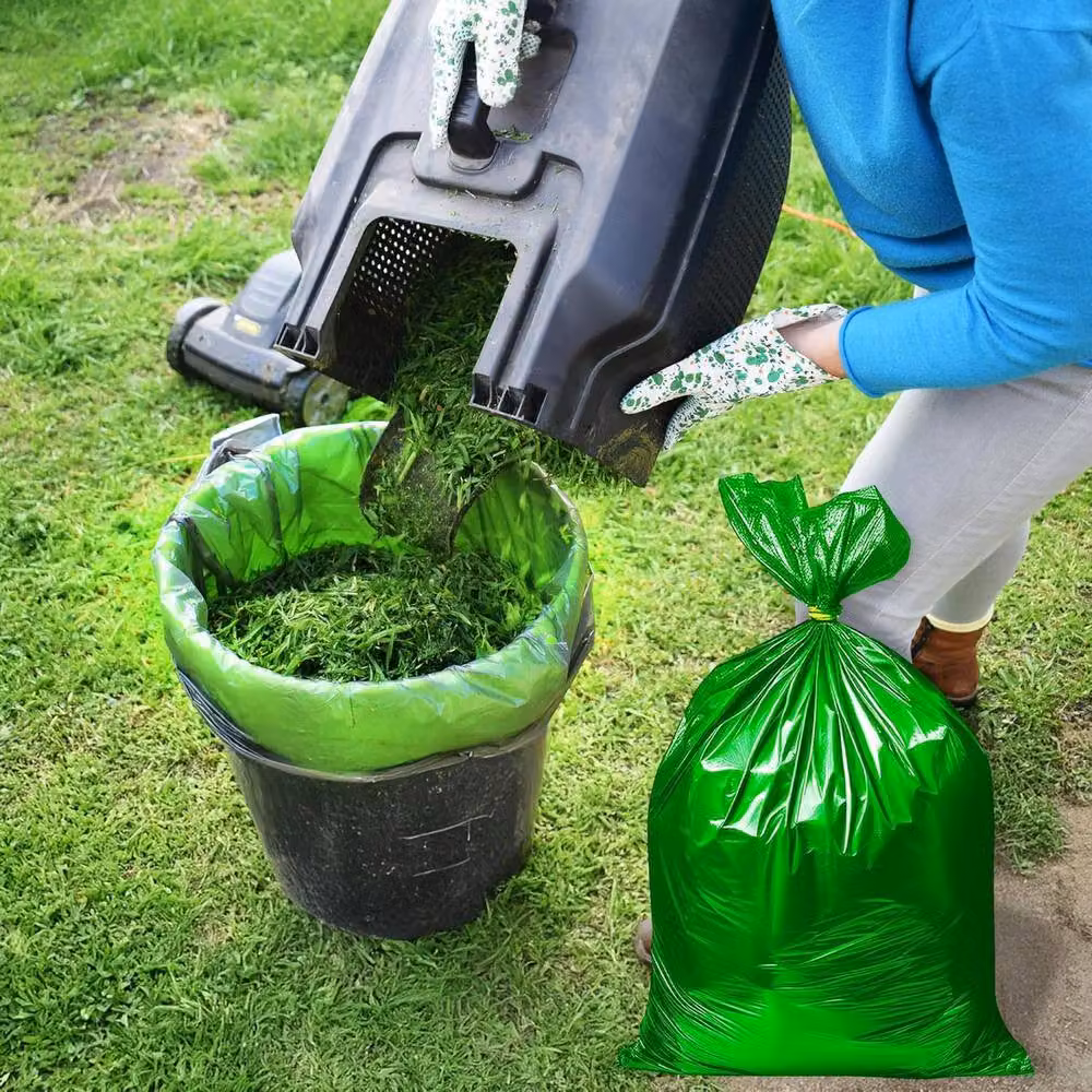 BARGAINS-GALORE Heavy Duty Green Garden Bin Liners, Pack of 50 – 2