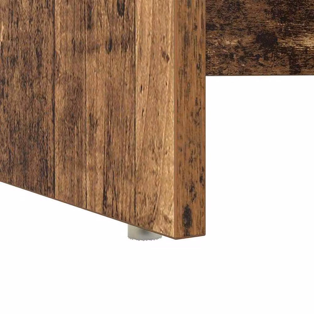 Berkfield Home Writing Desk in Old Wood Brown, W/D/H: 120.5 x 44 x 88.5 cm – 8