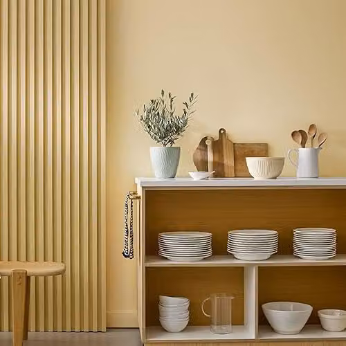 Rust-Oleum Sandstorm Yellow Washable Kitchen Wall Paint, Matt Finish, 2.5L – 3