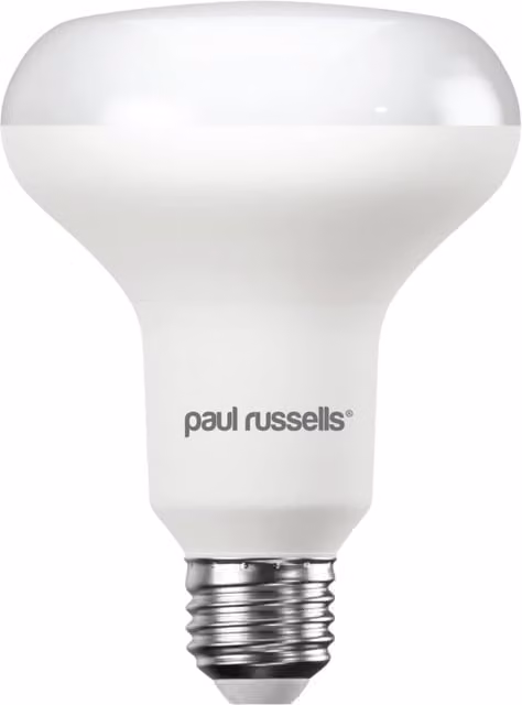 Paul Russells 10W LED R80 Bulb, 940lm, 4000K Cool White, E27 Base
