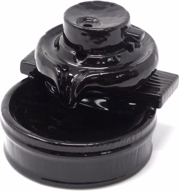 KDMD Black Ceramic Backflow Incense Burner