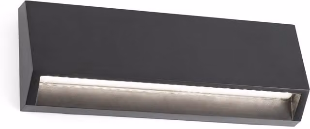 Netlighting Must LED Large Outdoor Wall Light in Dark Grey, IP65 Waterproof and Saltwater Resistant