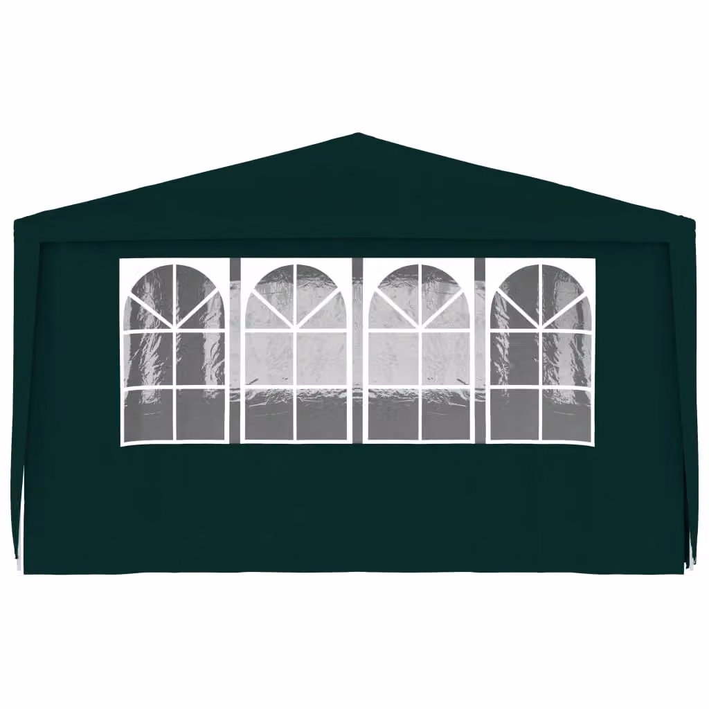 Berkfield Home Professional Party Tent with Side Walls and Windows, Green, W: 6 m, D: 4 m – 2