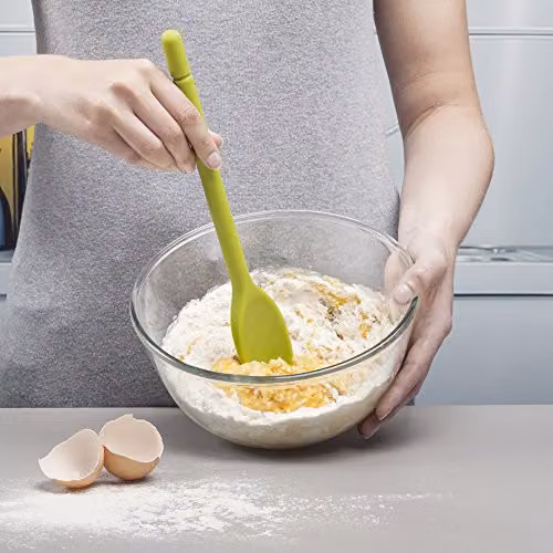 Zeal Silicone Non-Stick Cooking Spoon in Green, 30 cm – 5