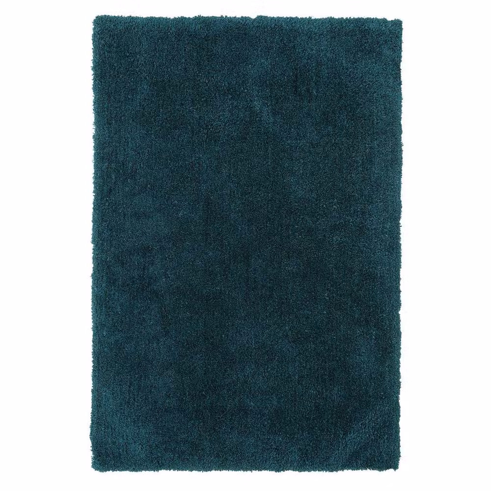 Kukoon Petrol Blue Premium Shaggy Machine Washable Rug, W/D/H: 200 x 290 cm – 3