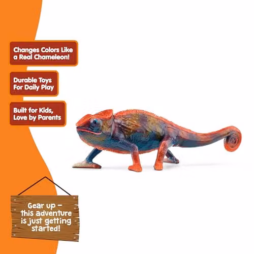 Schleich Wild Life Chameleon Toy Figurine, Multicolour – 2