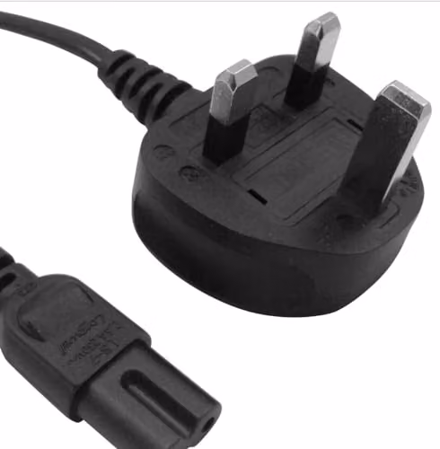 ShaniTech 2m C7 Fig 8 Power Cable, Black – 3