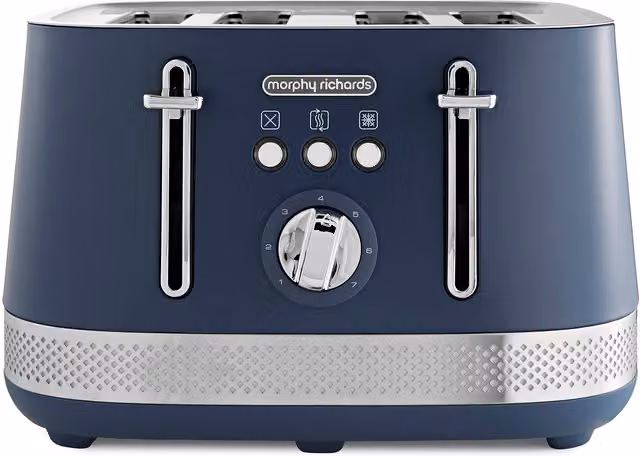 Morphy Richards Illumination 4-Slice Toaster - Blue