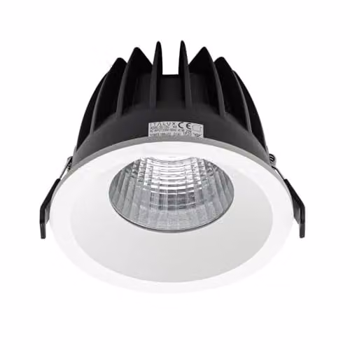 Netlighting Rezzo Modern Recessed LED Downlight, 4000K, White – 1