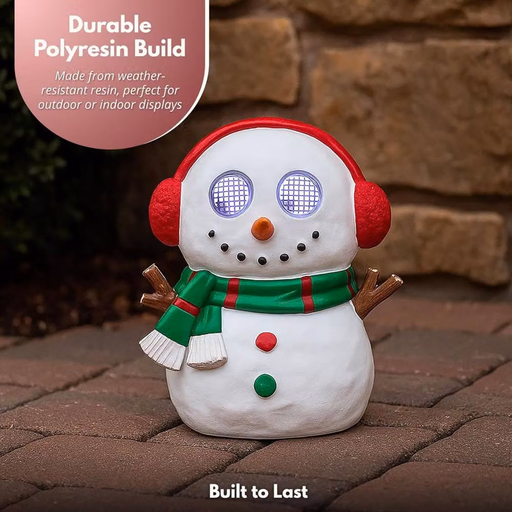 Smart Garden Marco Paul Light Up Snowman Christmas Outdoor Decoration in White – 5