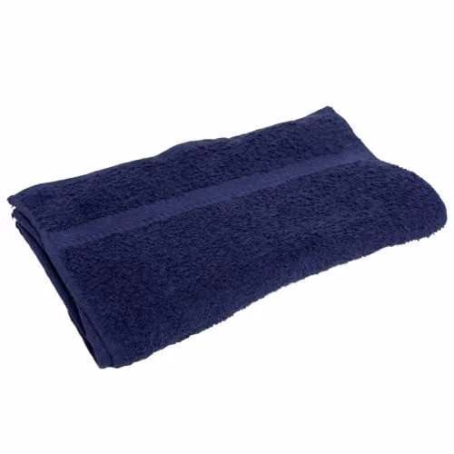 Towel City Classic Range 400 GSM Cotton Terry Sports Gym Towel in Blue, W: 30 cm, L: 110 cm