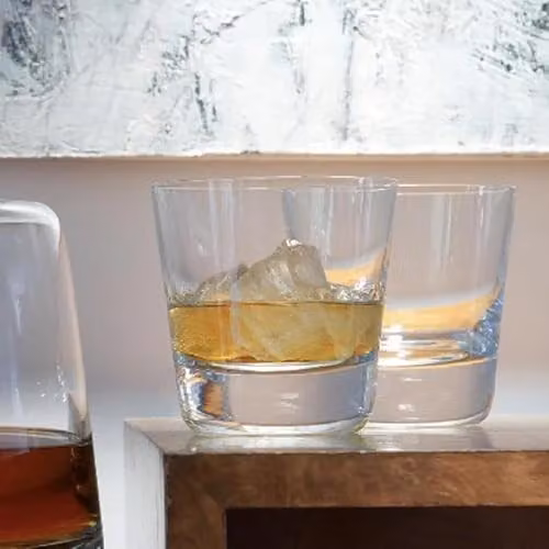 LSA International Madrid Handmade Glass Tumbler, Transparent, 270ml, Set of 2 – 2