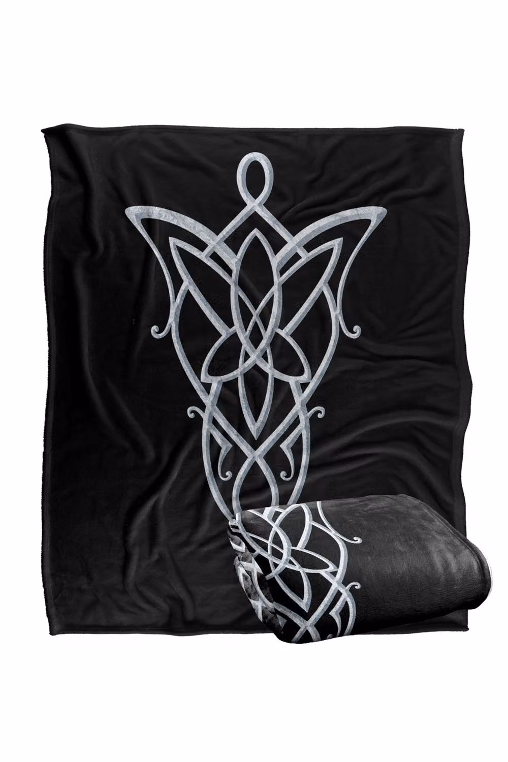 Warner Bros. Lord of the Rings Arwen Necklace Super Soft Polyester Throw Blanket, Extra Large, Multicolour and Black – 2