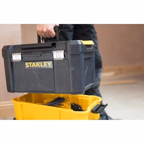 Stanley Stackable Rolling Workshop Toolbox with Inserts, Black – 7