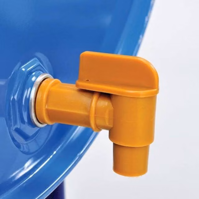 Havendro Yellow Plastic Barrel Tap 3/4" BSP Acid and Alkali Resistant Drum Faucet – 1
