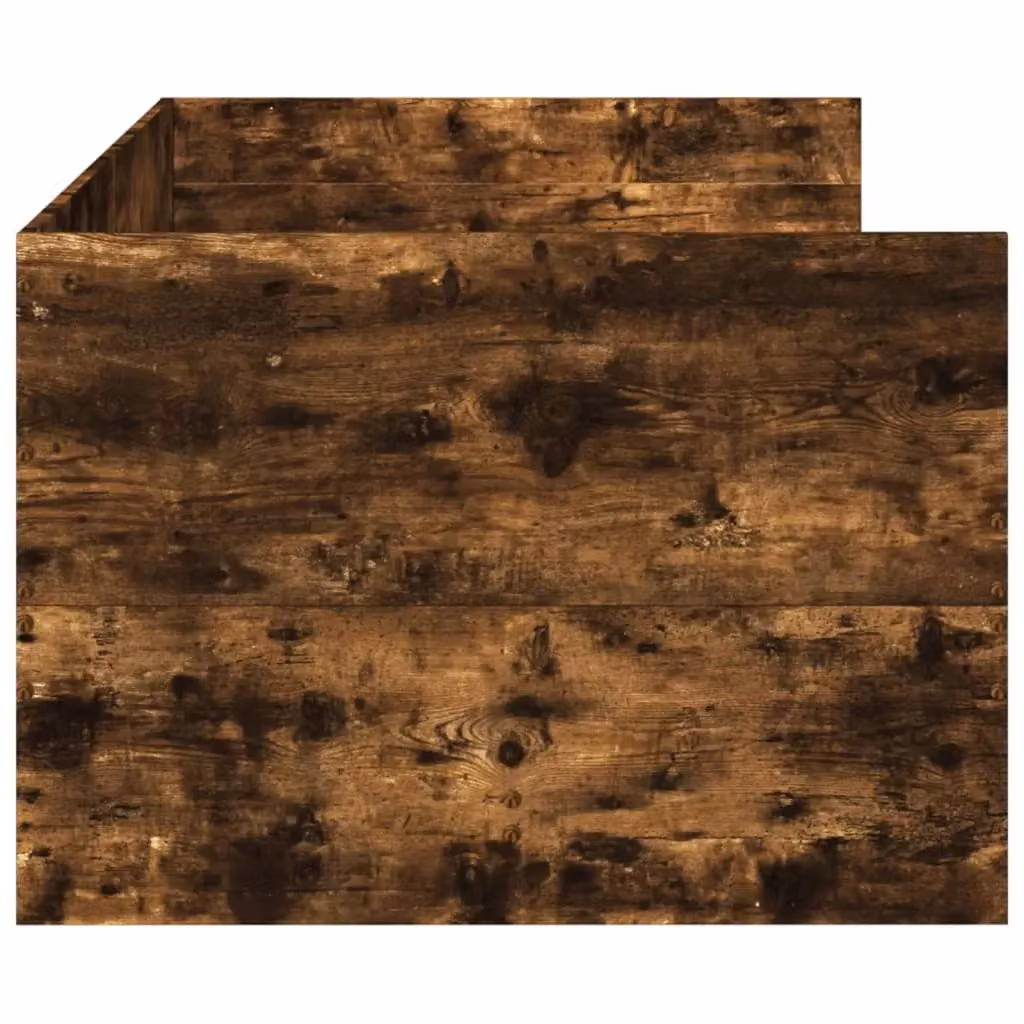 Berkfield Home Daybed with Drawers in Smoked Oak and Brown, W/D/H: 200 x 100 cm – 3