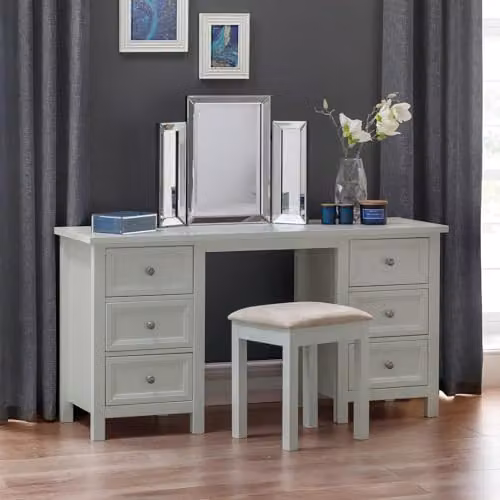 Julian Bowen Maine Dressing Table in Grey – 1