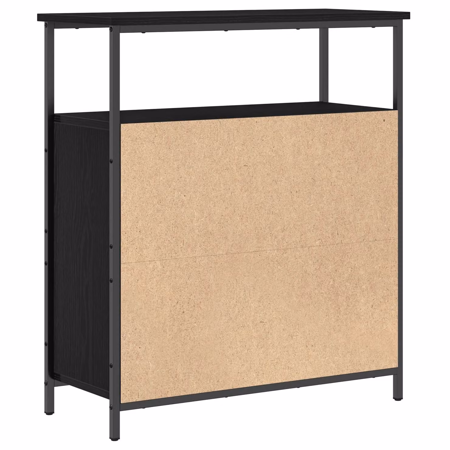 Berkfield Home Modern Black Oak Sideboard, W/D/H: 70 x 30 x 80 cm – 4