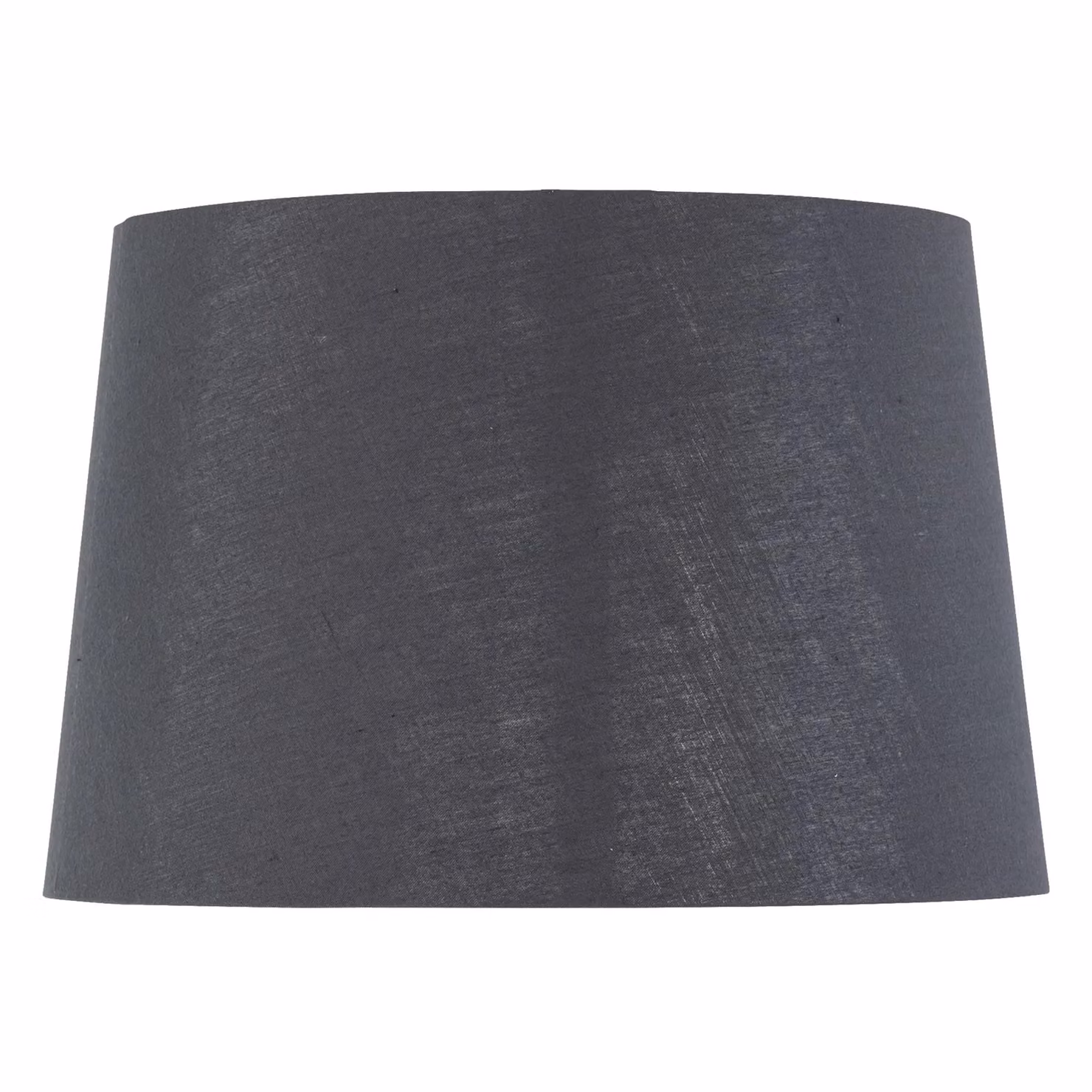 First Choice Lighting Bobbin Table Lamp with Grey and Silver Fabric Shade in White – 4