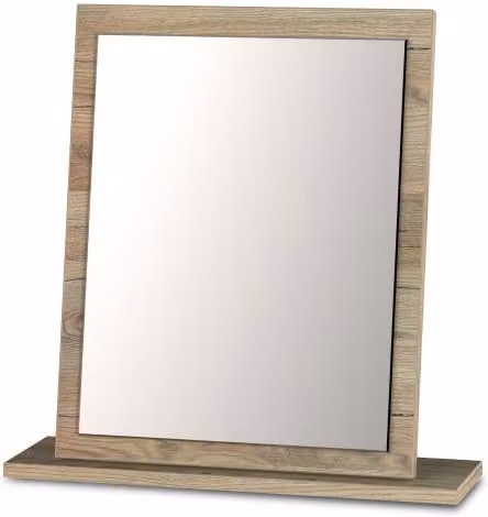 Welcome Vienna Small Tabletop Dressing Table Mirror in Brown
