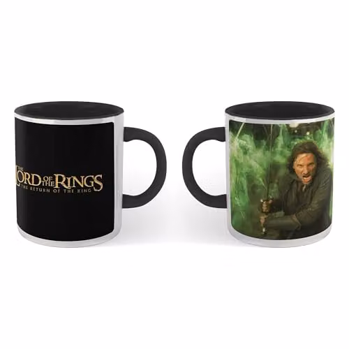 Zavvi Lord of the Rings Aragorn Ceramic Mug in Black and Multicolour