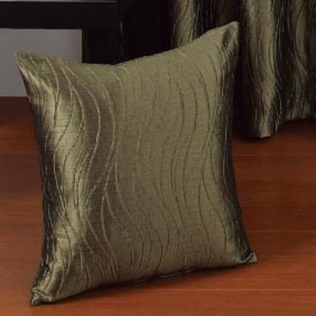 Rapport Home Seattle Square Cushion Cover, Green, W/D/H: 45 x 45 x 45 cm