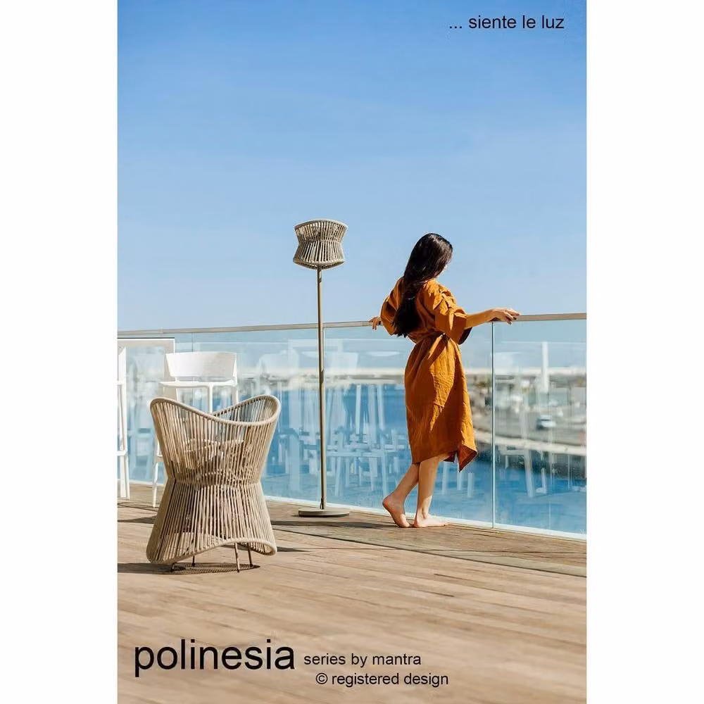Netlighting Polinesia Rattan Table Lamp, Beige, H 39 cm x W 19 cm x D 18 cm, E27 – 5