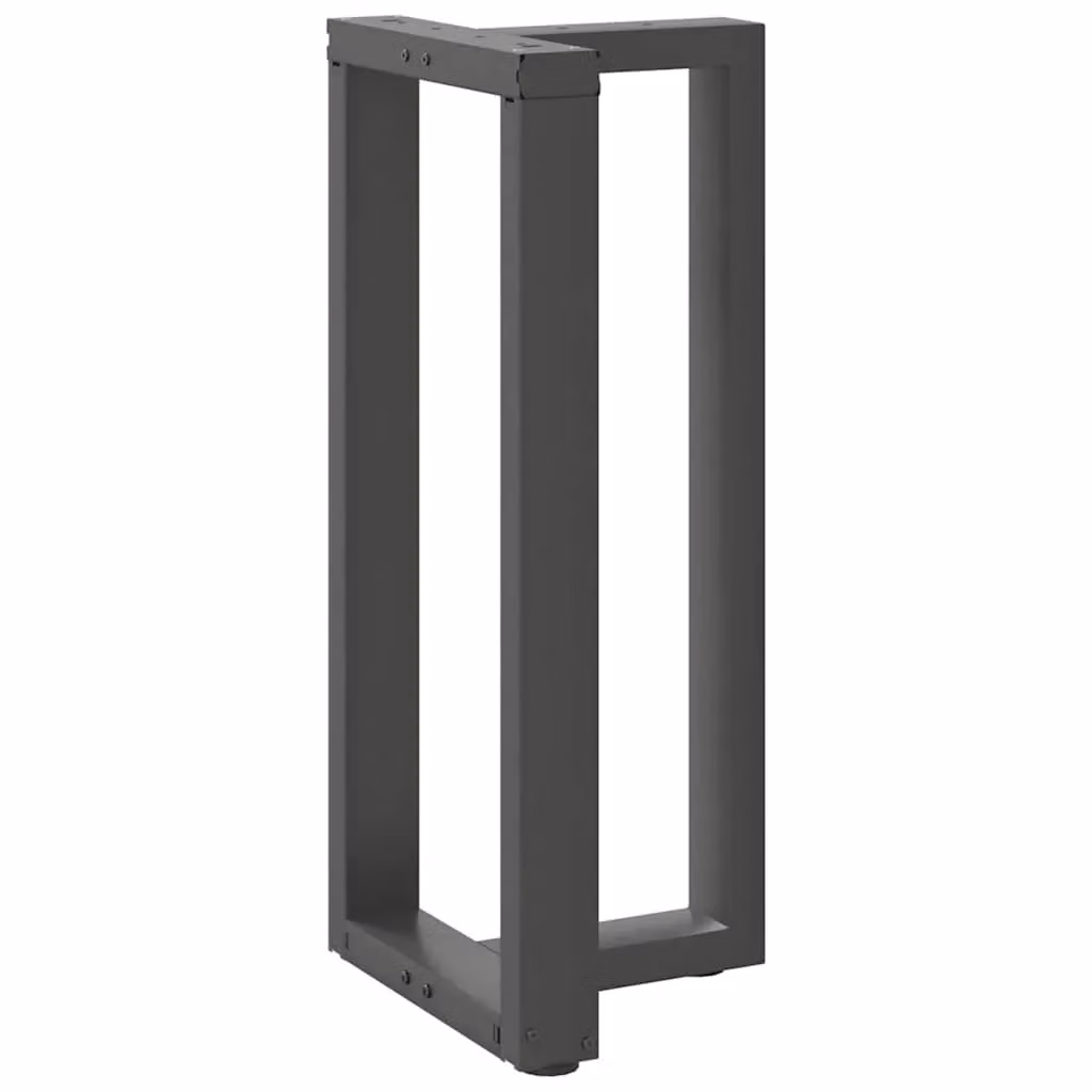 Berkfield T-Shaped Bar Table Legs, 2 Piece Steel Set in Anthracite Black, W/D/H: 50 x 35 x 90-91 cm – 3