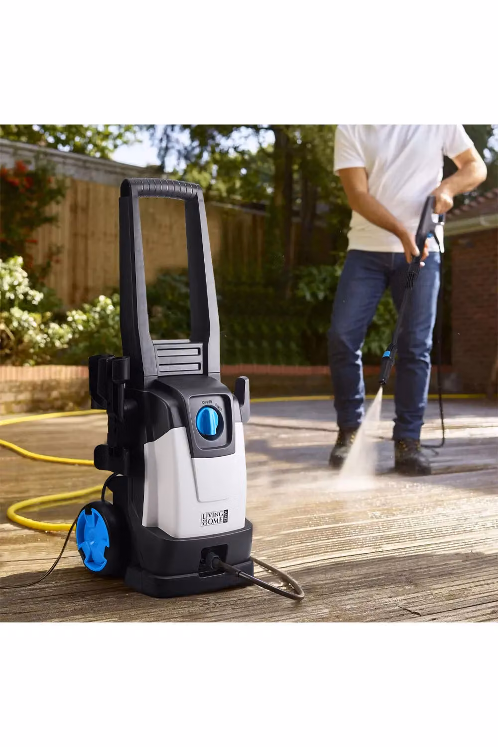 Living and Home 1600W Portable Electric High Pressure Washer, Multicolour – 3