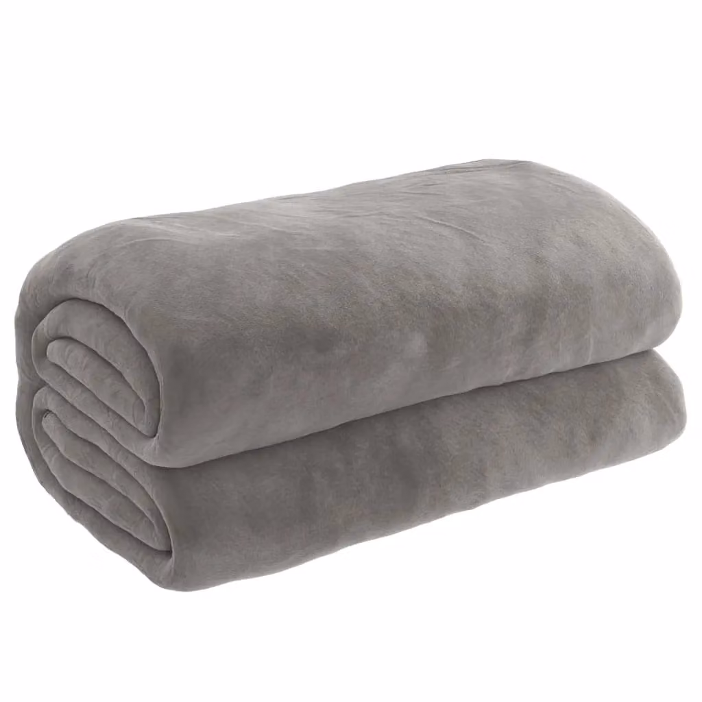 Berkfield Home Weighted Blanket with Removable Grey Cotton Cover, 6 kg, W: 135 cm, D: 200 cm – 2
