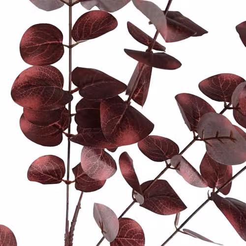 Leaf 100cm Artificial Eucalyptus Foliage in Red – 2