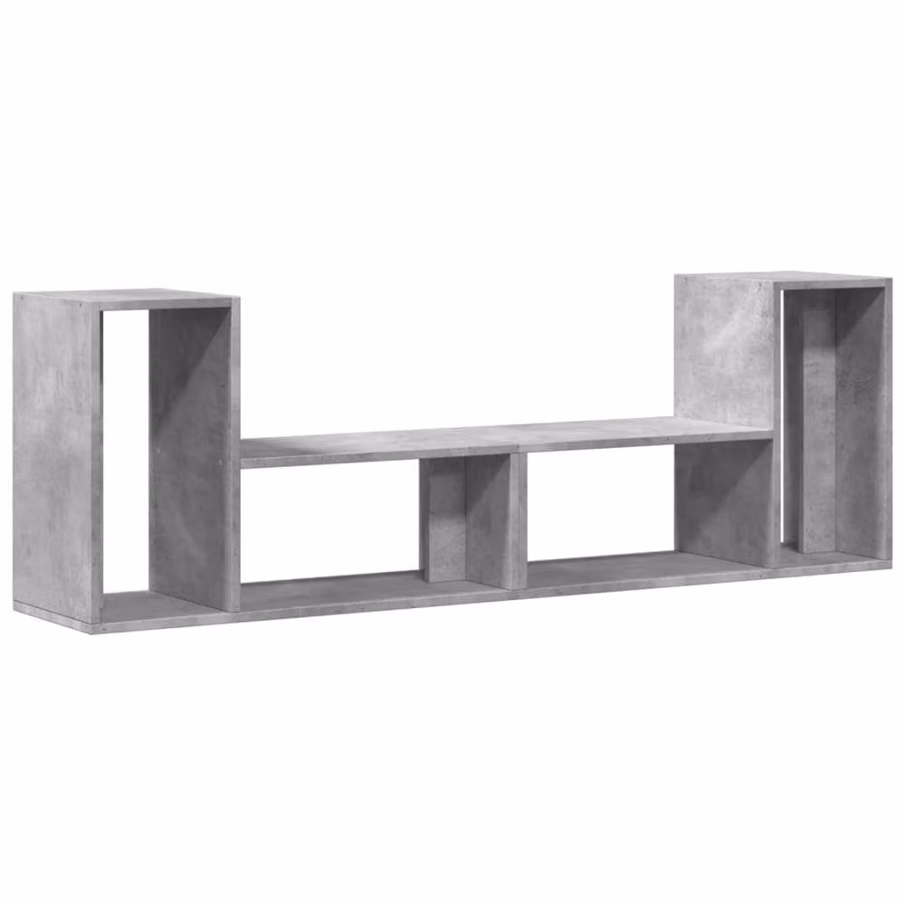 Berkfield Home Set of 2 Modern TV Cabinets in Concrete Grey, W/D/H: 75 x 30 x 50 cm – 2
