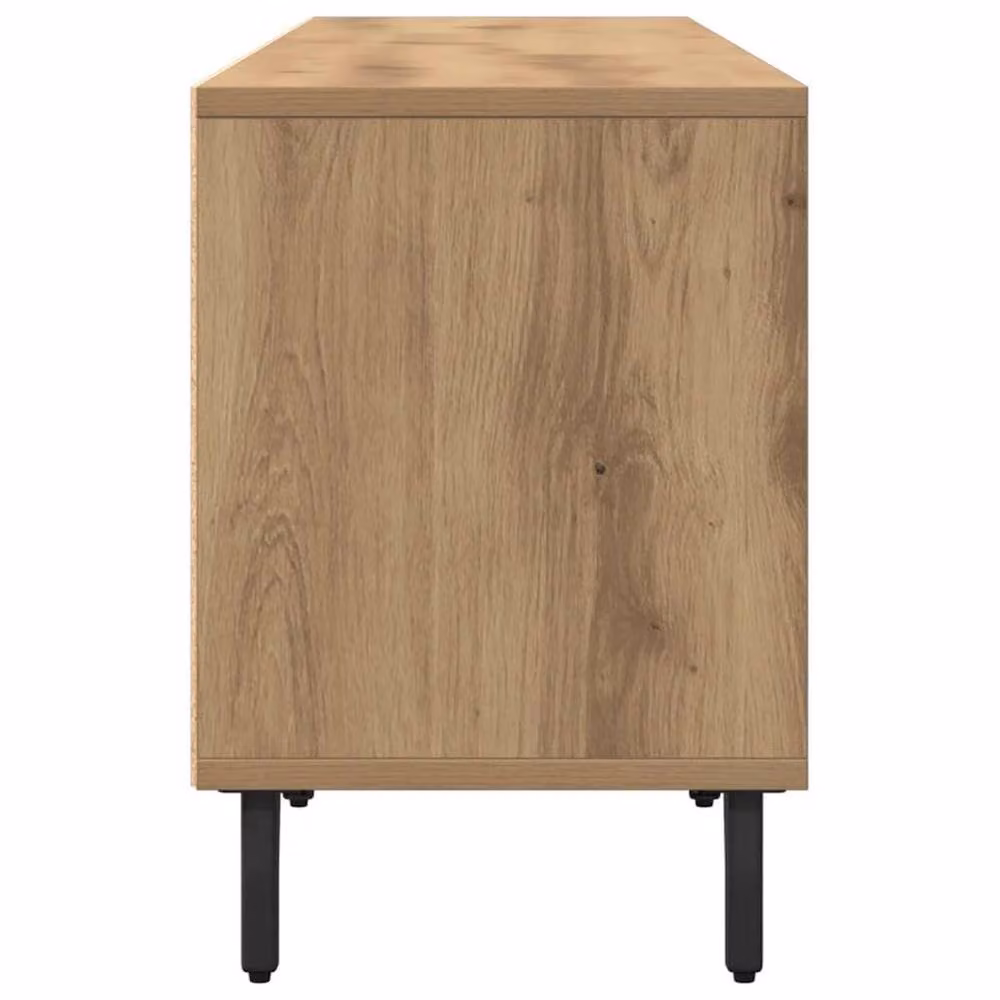 Berkfield Home Artisan Oak TV Cabinet in Brown, W: 150 cm, D: 30 cm, H: 44.5 cm – 3