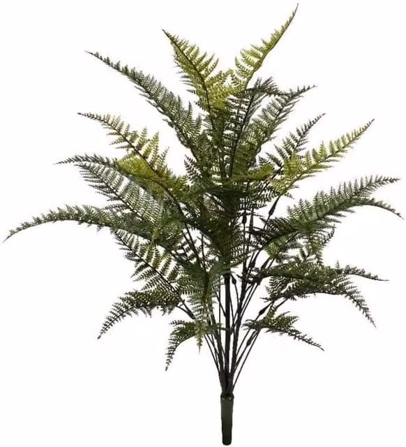 Leaf UK Green Fire Resistant Artificial Fern, Height: 78 cm