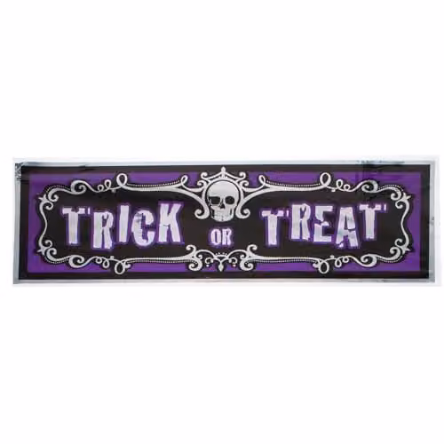 VFM e-Store Trick Or Treat Halloween Party Pennant Banner, Multicolour, Width: 90 cm