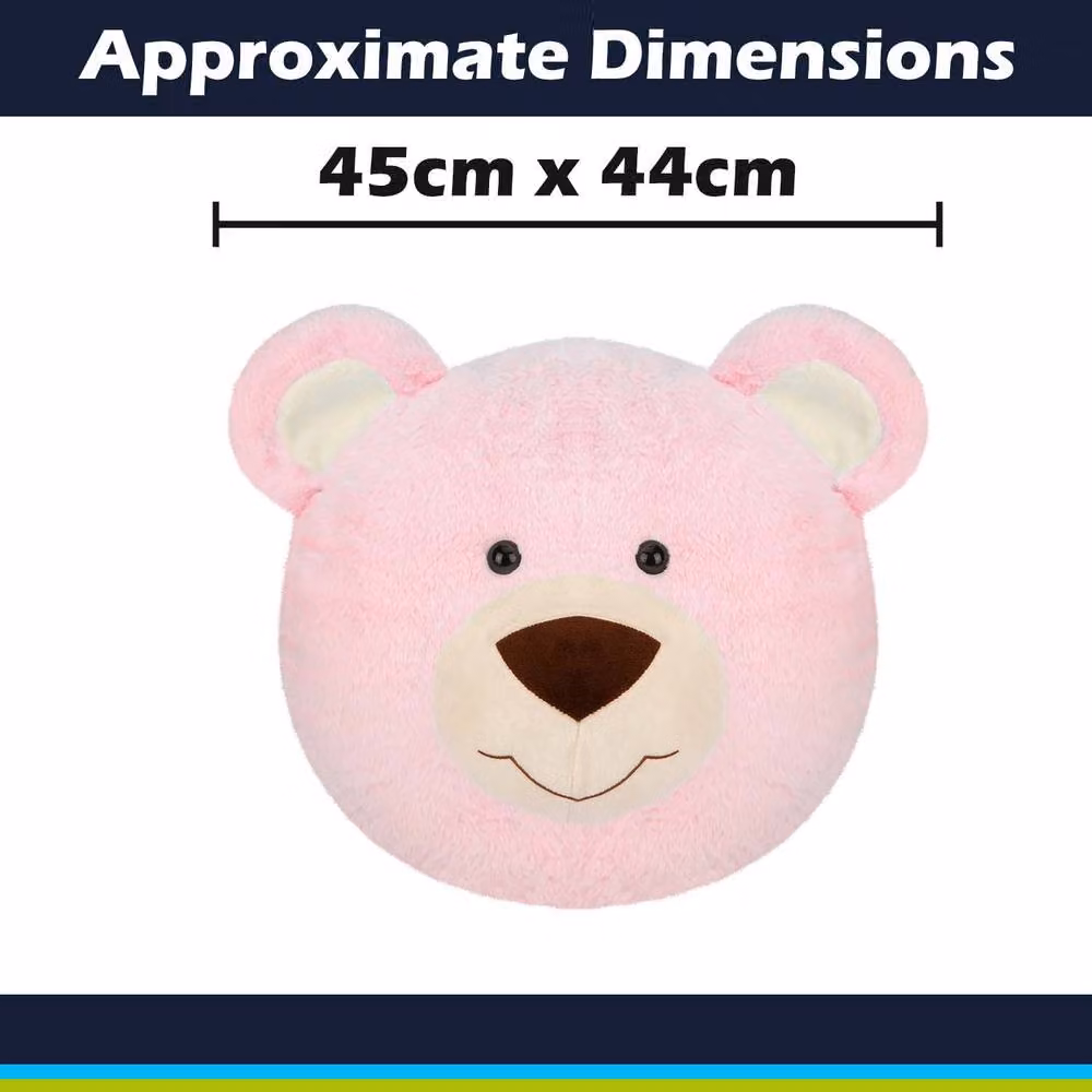 VFM e-Store Pink Teddy Bear Plush Wall Decoration, W: 45 cm, H: 44 cm – 2