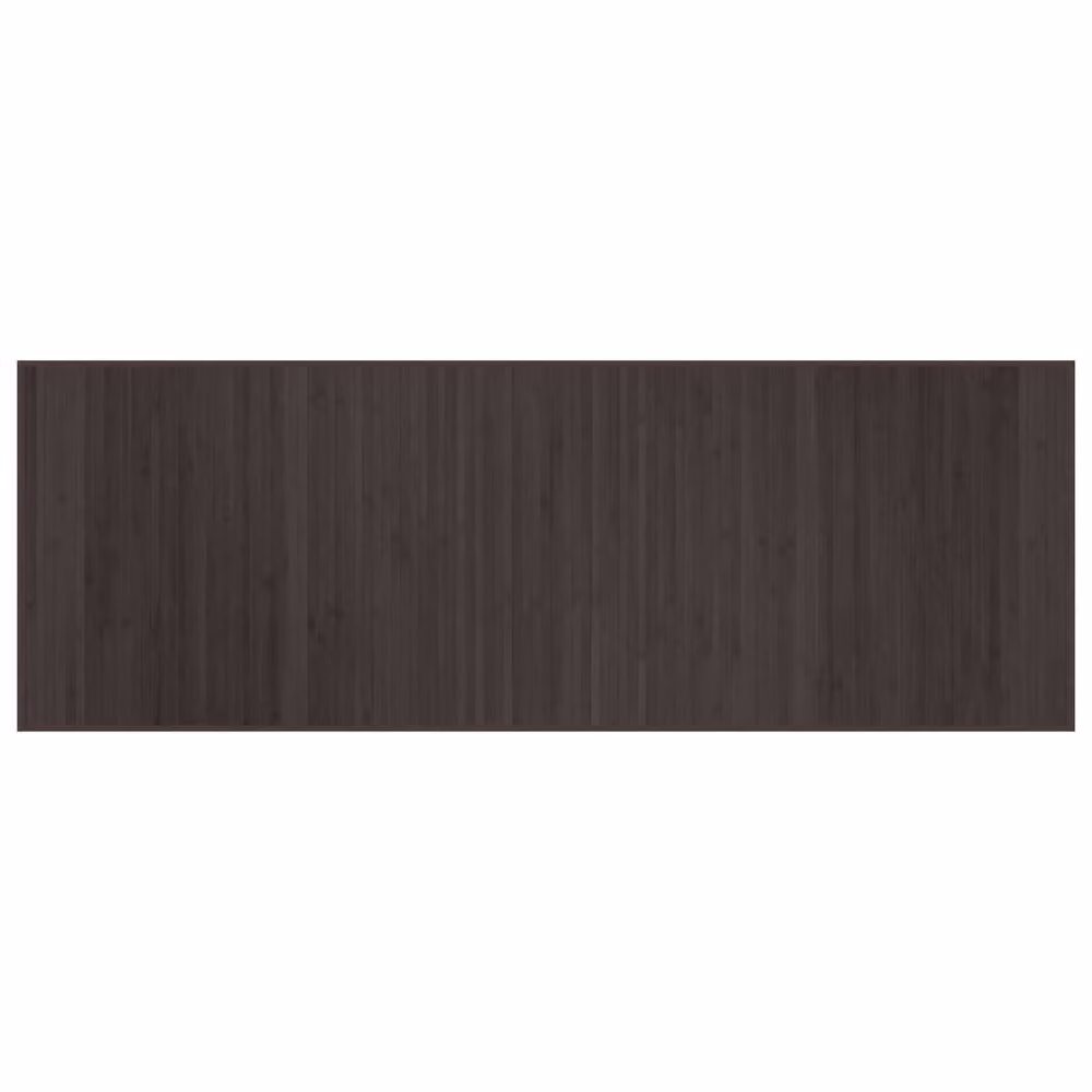 Berkfield Home Rectangular Bamboo Rug in Brown, W/D: 70 x 200 cm – 2