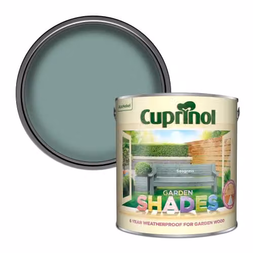 Cuprinol Garden Shades Seagrass Green Water Based Matt Wood Paint 2.5L