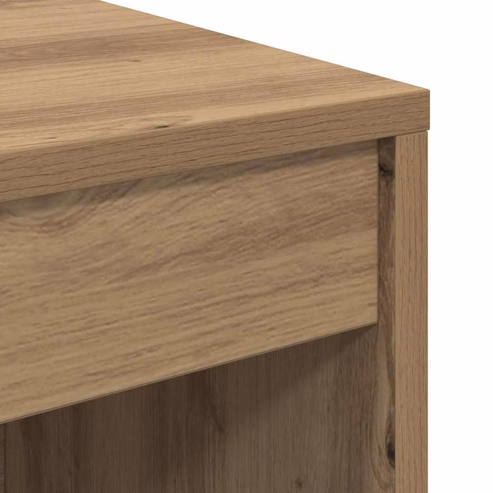 Berkfield Home Artisan Oak Writing Desk in Brown, W/D/H: 80 x 40 x 76 cm – 5