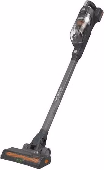 Black & Decker Powerseries+ BHFEA18D1 Bagless Stick Vacuum 18V with 2.0Ah Li-ion Battery in Grey and Black