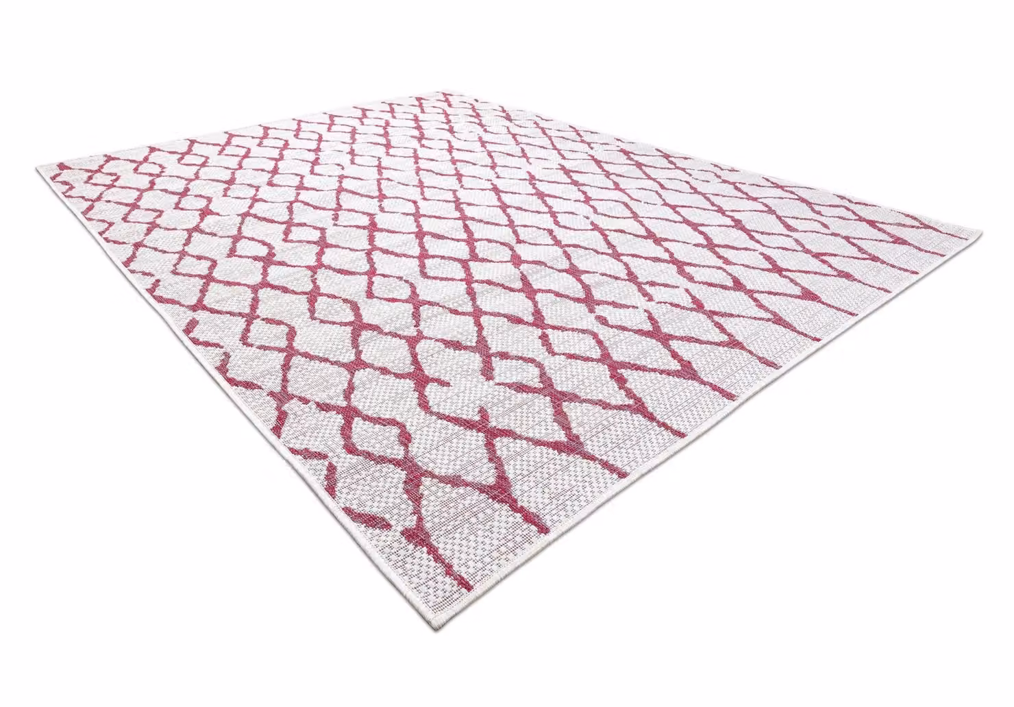 RugsX Sion Moroccan Diamond Rug in Beige and Multicolour, W: 120 cm x D: 170 cm